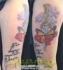 Pain shapes a woman into a Warrior Knife Roses and Lilies Monarch
